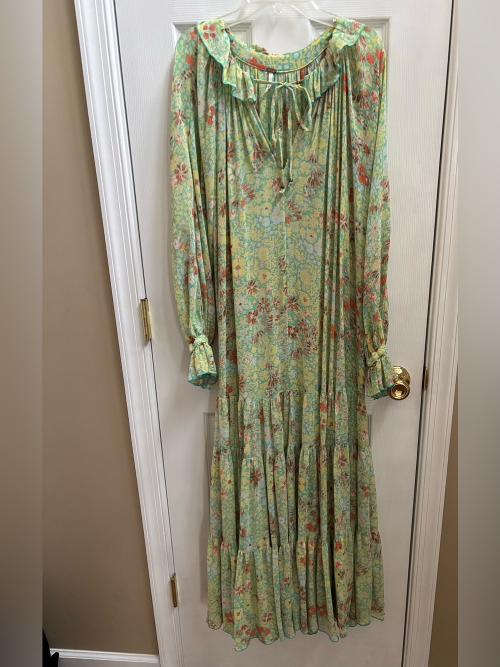Free People Feeling Groovy Dress, Size Med (OVERSIZED & can fit Lg+), EUC - Picture 3 of 6